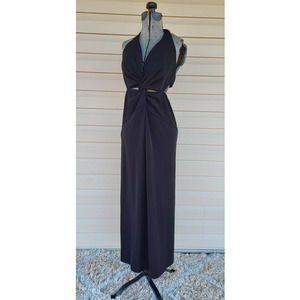 NWT Shape‎ FX By Newport News Black Maxi Length Dress Size 14P